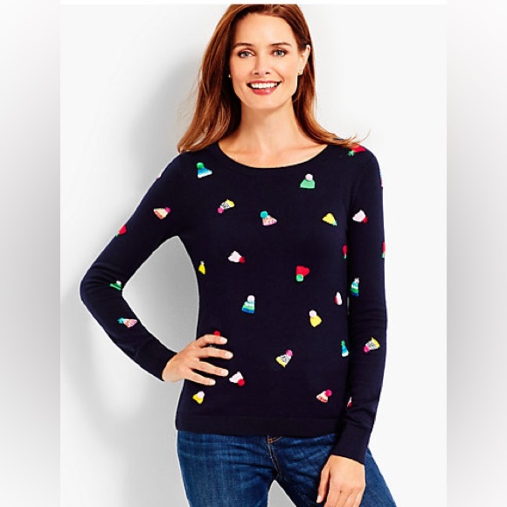 Talbots Party Hats Sweater